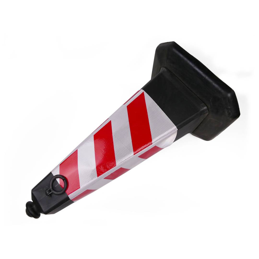 Wegwijzer en baken voor verkeer 390x390x740mm met reflectoren