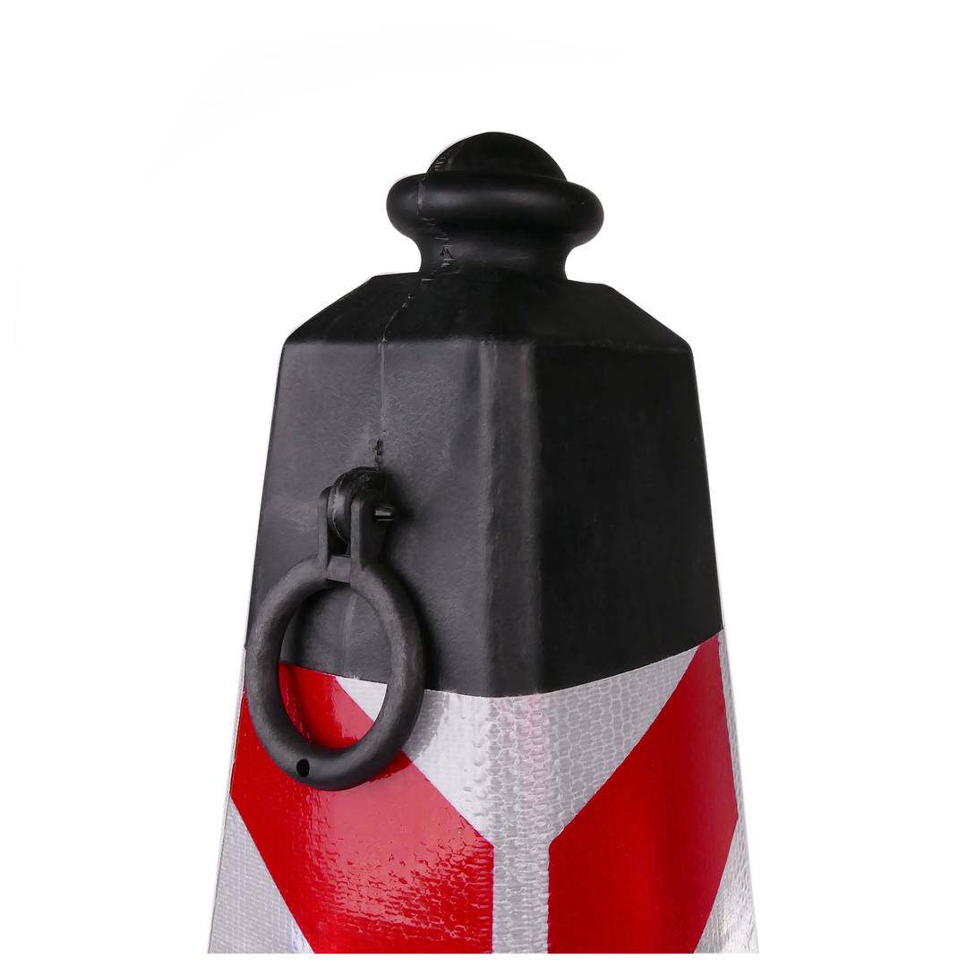 Wegwijzer en baken voor verkeer 390x390x740mm met reflectoren