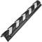 89 cm reflective plastic protector for corners in black and white
