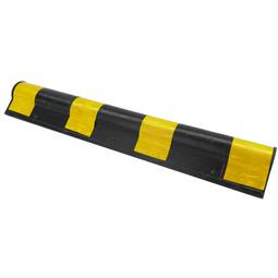 Corner rubber protector with reflector for car. Destined to parking or garage 79 cm 1-pack