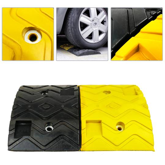 Bremsschwellen Bodenschwellen aus Gummi für Autos 320x500x50mm