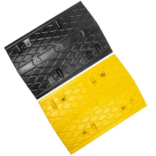 Fahrbahnschwellen bremsschwelle verkehr für ahrzeuge 500x340x50mm  2-pack