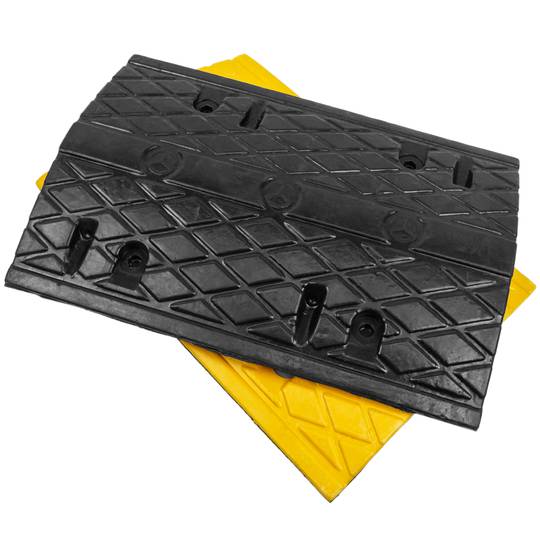 Fahrbahnschwellen bremsschwelle verkehr für ahrzeuge 500x340x50mm  2-pack