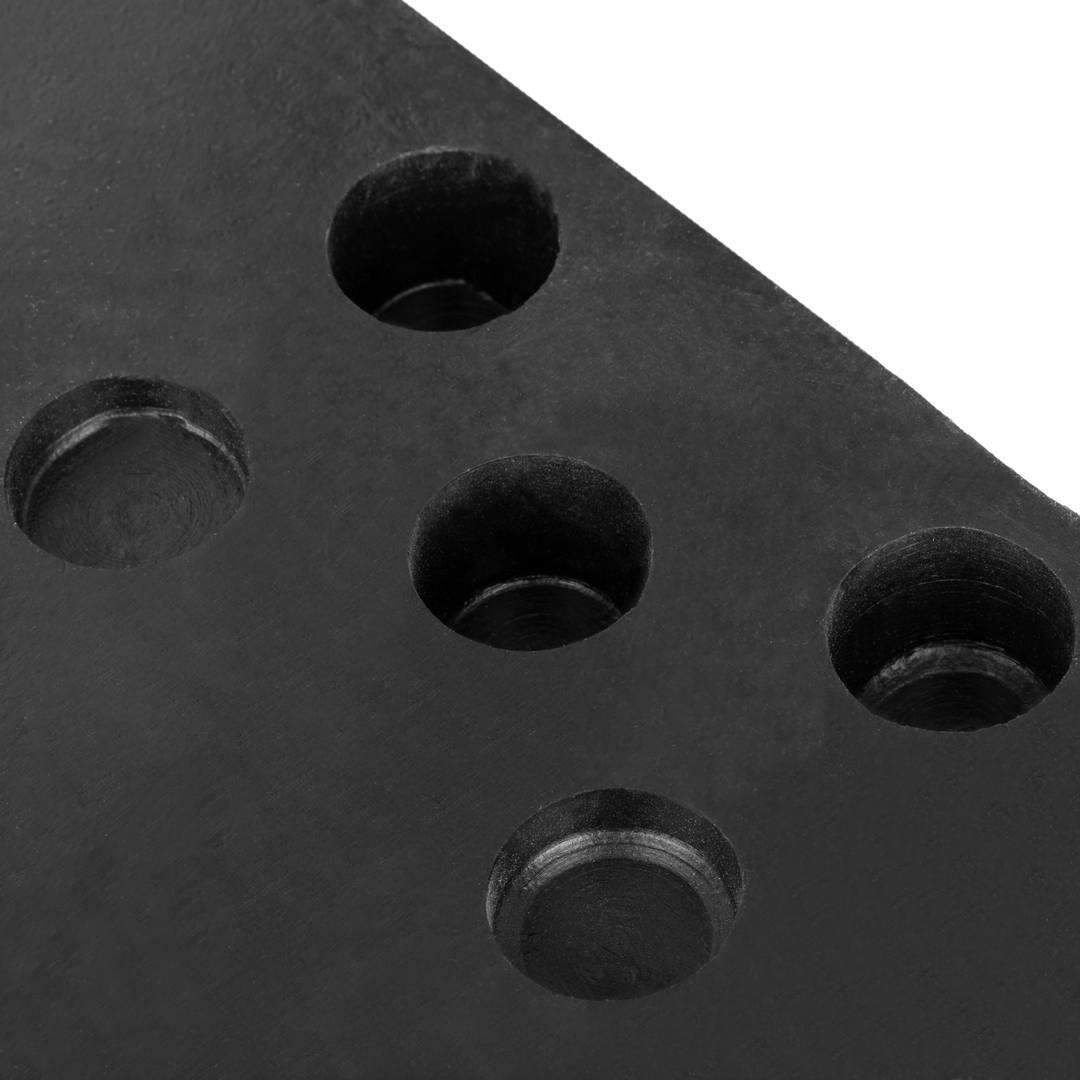 Gual reductor de velocitat per a cotxes 190x380x45mm final arrodonit