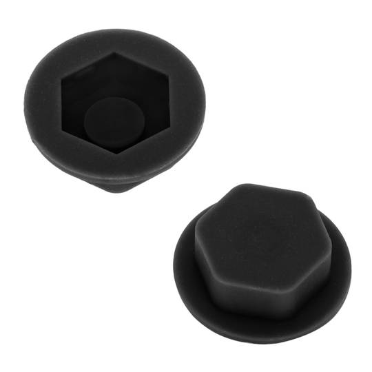 Zestaw 4 metalowych kołków rozporowych z wkrętem 10x85mm z czarną nasadką