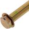 Pacote de 4 bujões de expansão metálicos com parafuso 12x85mm com tampa cinza