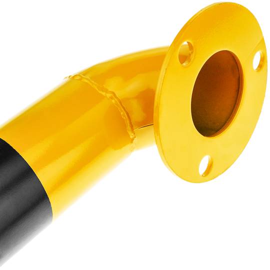 Fermaruota per parcheggi in metallo 60 cm per ruota e parcheggio tubo