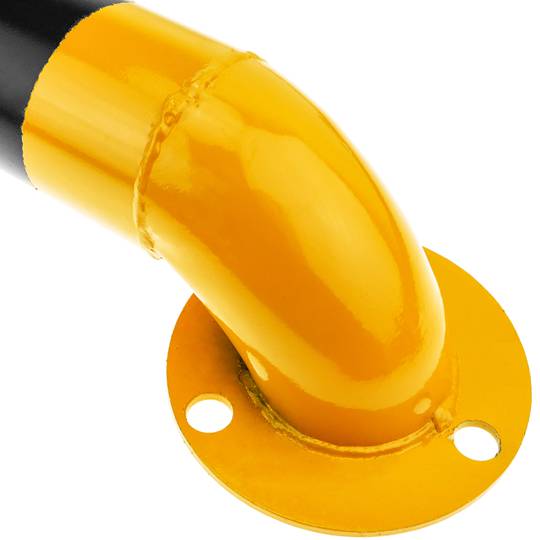 Fermaruota per parcheggi in metallo 60 cm per ruota e parcheggio tubo