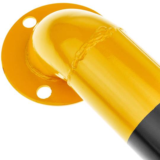 Fermaruota per parcheggi in metallo 60 cm per ruota e parcheggio tubo
