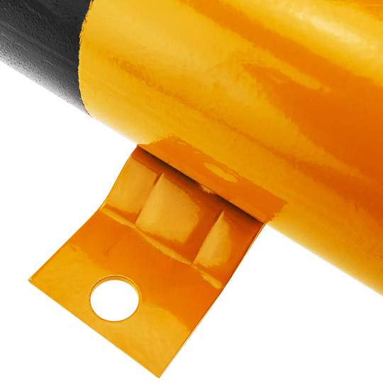 Fermaruota per parcheggi in metallo 62 cm per ruota e parcheggio
