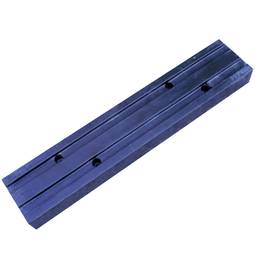 Tope de pared para aparcamiento 1000x190x100mm de goma