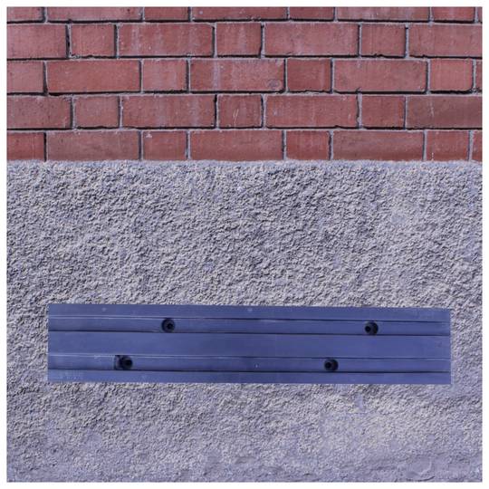 Tope parete parcheggio gomma 1000x190x100mm