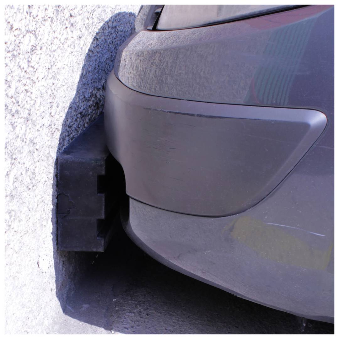 Tope paroi parking de caoutchouc 1000x190x100mm