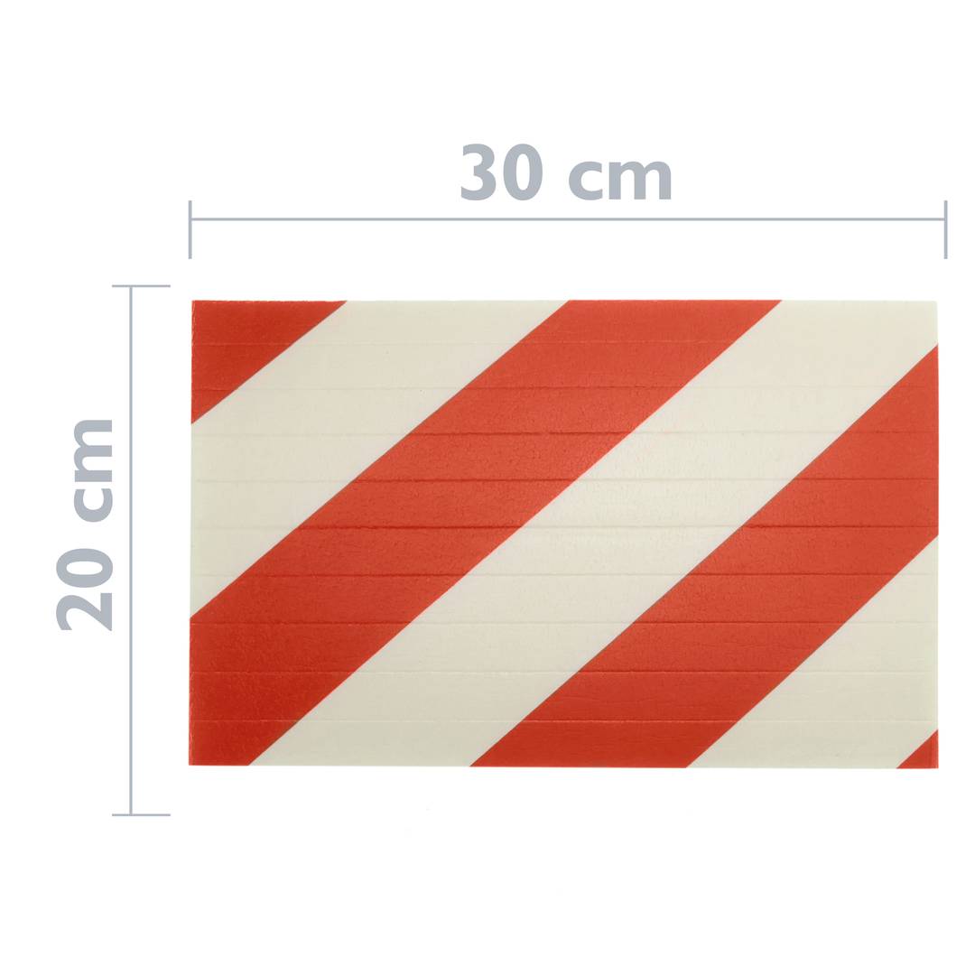 Protetor de riscos de estacionamentos para colunas, cantos e paredes 30x20 cm