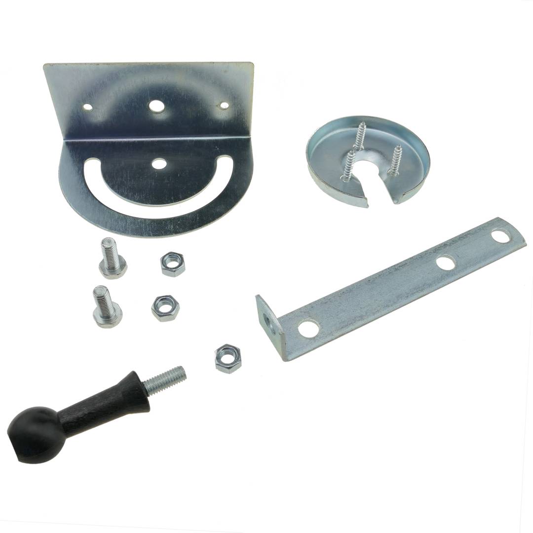 Sistema di fissaggio per specchio convesso per la segnalazione e traffico 165mm