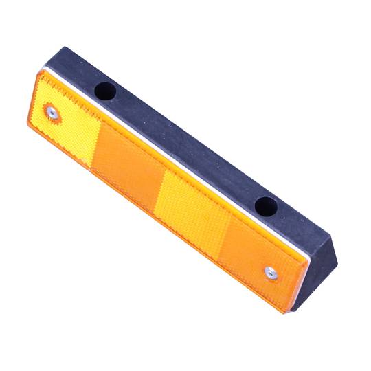 Réflecteur routier plastique 180x50x40mm orange plastique
