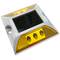 Reflector solar LED de carretera. Captafaros para señalización 105x105x20 de aluminio 2-pack