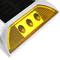 Reflector solar LED de carretera. Captafaros para señalización 105x105x20 de aluminio 2-pack