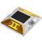 Reflector solar LED de carretera. Captafaros para señalización 105x105x20 de aluminio 2-pack