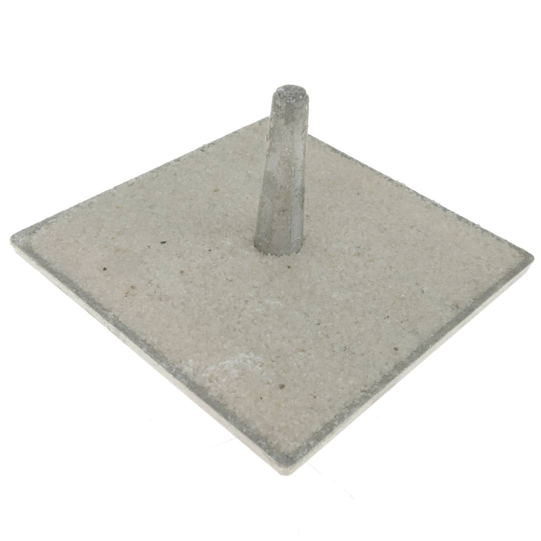 100x100x20mm witte en oranje aluminium 100x100x20mm grondreflector