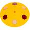 Catarifrangente stradale giallo 140x140x20mm