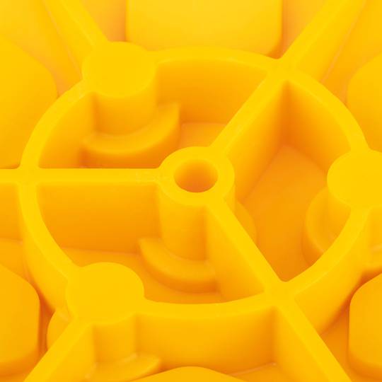 Catarifrangente stradale giallo 140x140x20mm