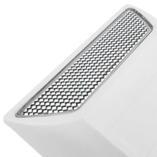 Reflector de carretera de 100 x 100 mm. Captafaros para suelo de plástico blanco
