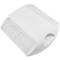 Reflector de carretera de 103 x 87 mm. Captafaros para suelo de plástico blanco
