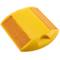 Réflecteur routier 103 x 87 mm. Capteur de sol en plastique jaune