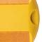 Réflecteur routier 103 x 87 mm. Capteur de sol en plastique jaune