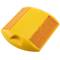 Réflecteur routier 103 x 87 mm. Capteur de sol en plastique jaune