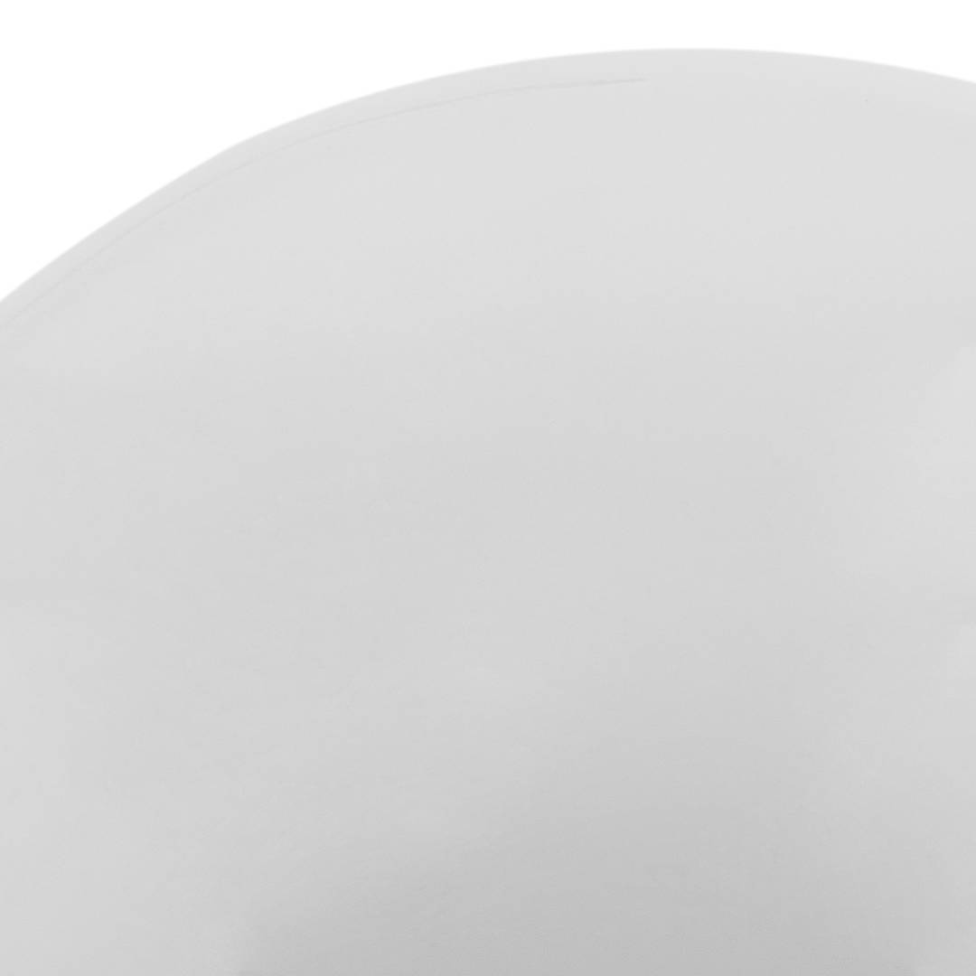 White round ceramic road reflector 10cm