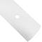Road reflector signal 18 x 180 mm. White plastic catcher beacon
