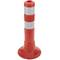 Poteau de signalisation et balisage de circulation 450 x 200 mm avec catadioptres