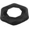 Base en caoutchouc hexagonale pour cône de signalisation 40 cm