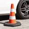 Base en caoutchouc hexagonale pour cône de signalisation 40 cm