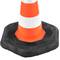 Base en caoutchouc hexagonale pour cône de signalisation 40 cm