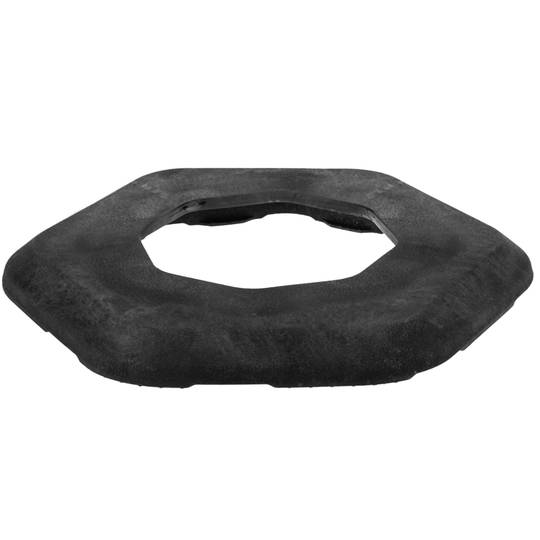 Base en caoutchouc hexagonale pour cône de signalisation 40 cm