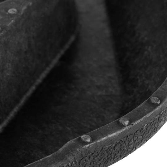 Zeshoekige rubberen voet voor verkeerskegel 49 cm