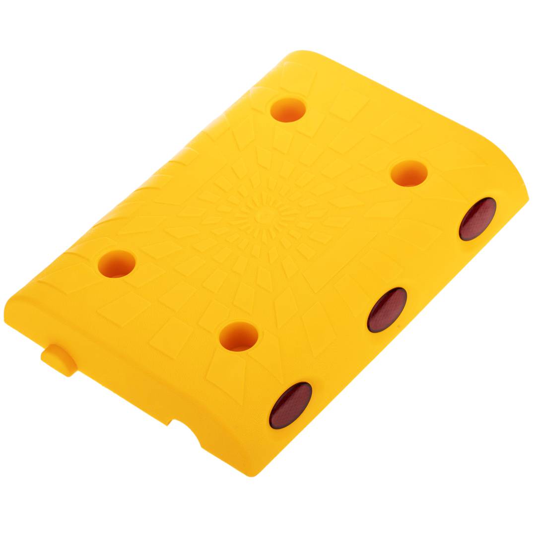 Baden reductor de velocitat per a cotxes 335 x 250 x 50 mm groc