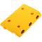 Baden reductor de velocitat per a cotxes 335 x 250 x 50 mm groc