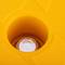 Baden reductor de velocitat per a cotxes 335 x 250 x 50 mm groc