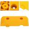 Redutor de velocidade para carros amarelo 100 x 250 x 50 mm