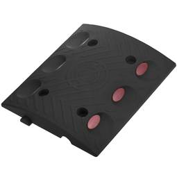 Baden reductor de velocitat per a cotxes 340 x 300 x 40 mm negre
