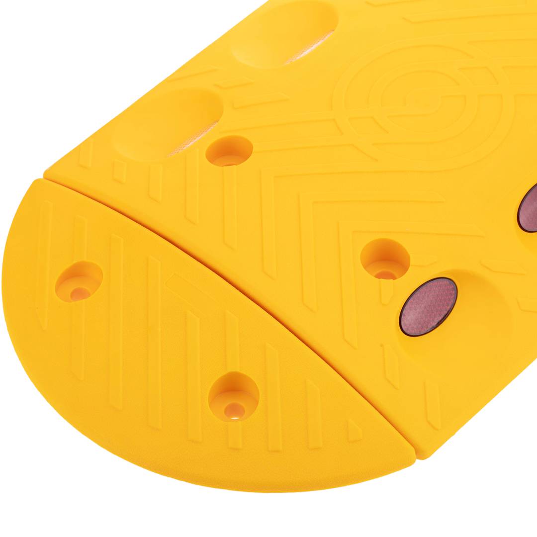 Badén reductor de velocidad para coches 110 x 300 x 40 mm amarillo