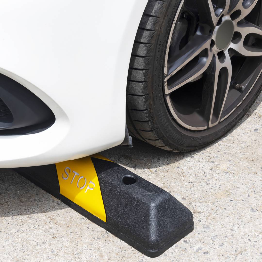 Tope de suelo de vehículo de garaje Curb para seguridad de