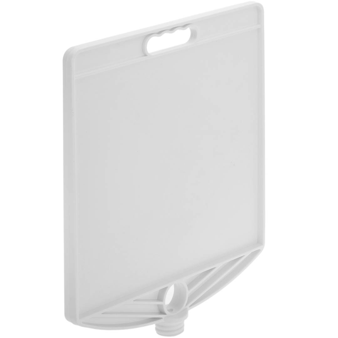 Sinal de trânsito de prevenção de curva à esquerda para poste 300 x 300mm