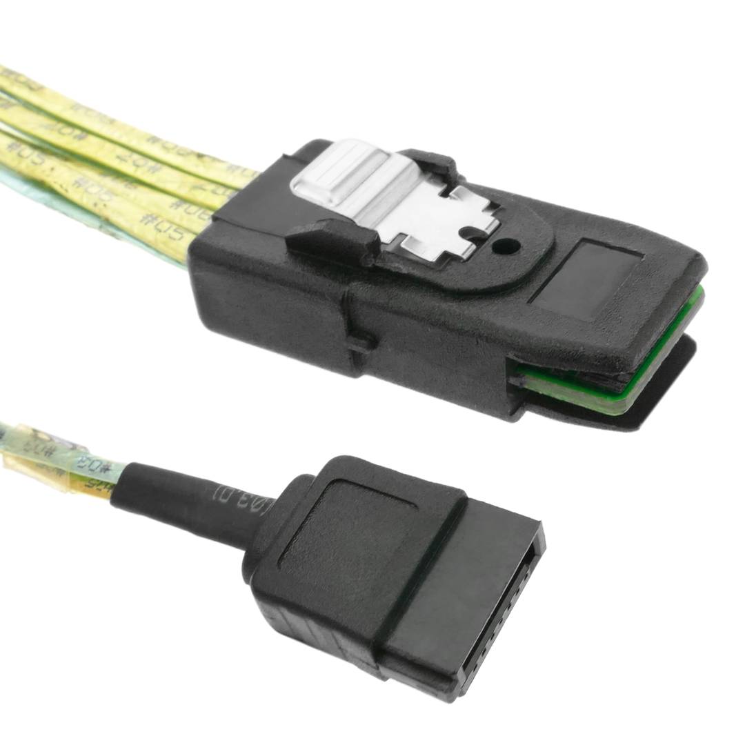 Cable Mini-SAS 36p a 4xSATA2 7p (SFF-8087 a 4x7pin-H) 0.5m