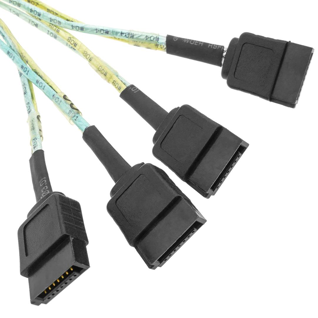 Cable Mini-SAS 36p a 4xSATA2 7p (SFF-8087 a 4x7pin-H) 0.5m