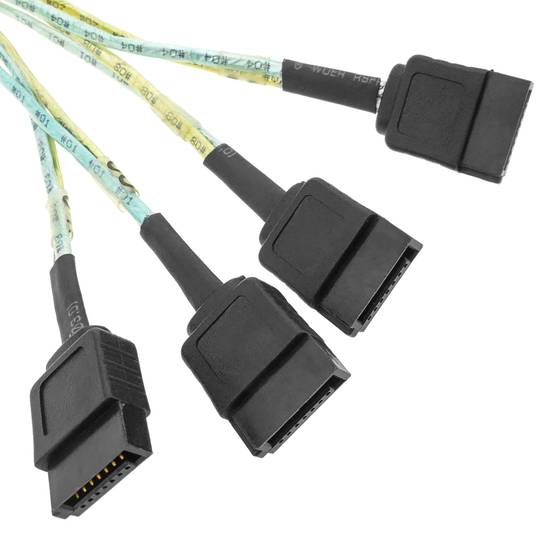 Cable Mini-SAS 36p a 4xSATA2 7p (SFF-8087 a 4x7pin-H) 0.5m